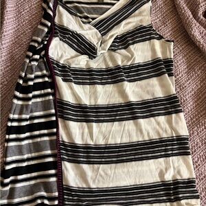 Anthropologie Fei Abstract Striped Sleeveless Top